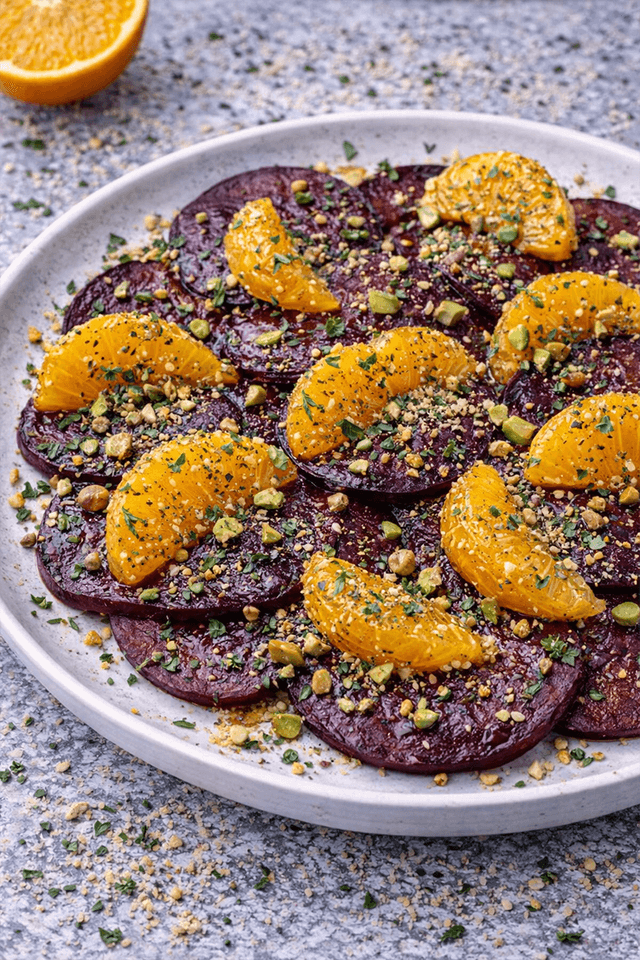 Jordanian Thyme Beet Carpaccio