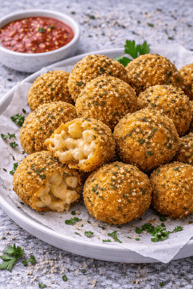 Jordanian Thyme Mac & Cheese Balls
