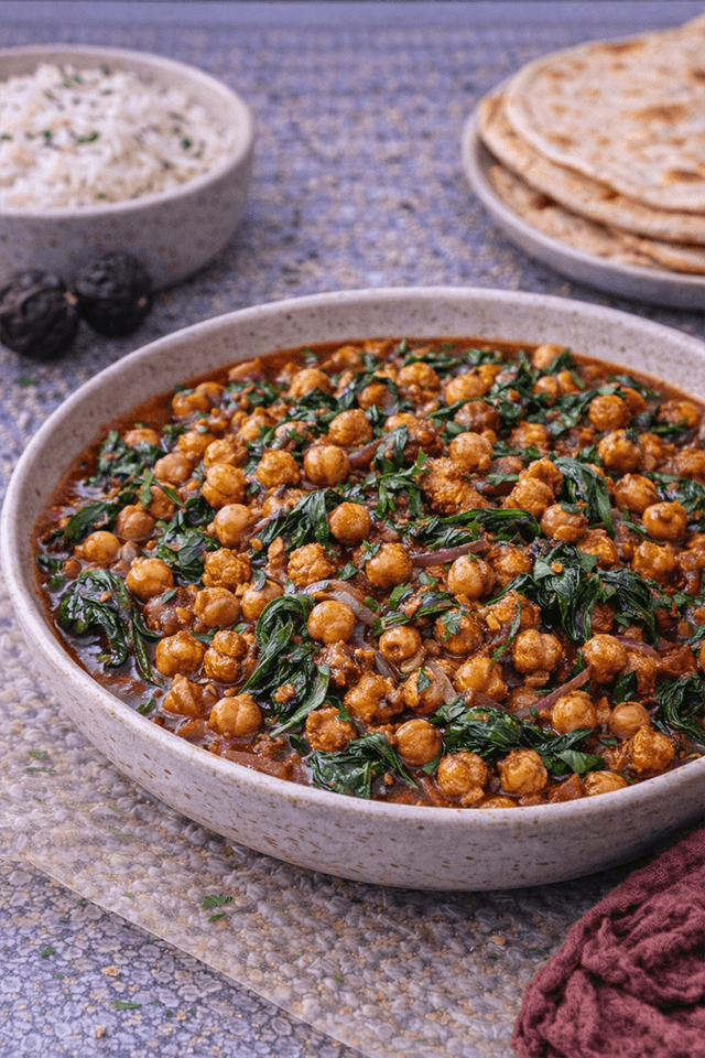 Loomi Braised Chickpeas with Spinach