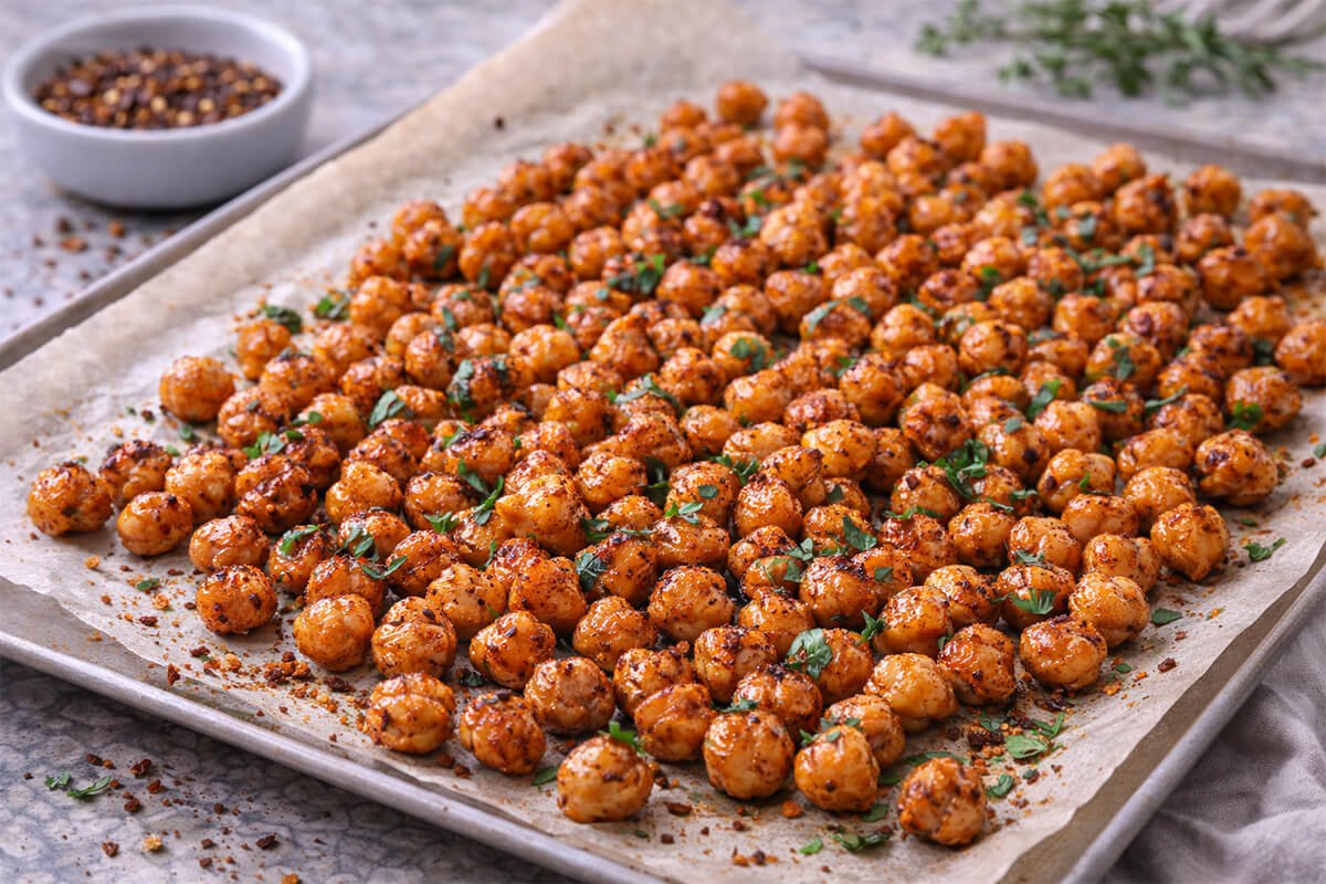 Pepper Roasted Chickpeas