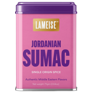 Sumac spice tin front view 75g – LAMEISE